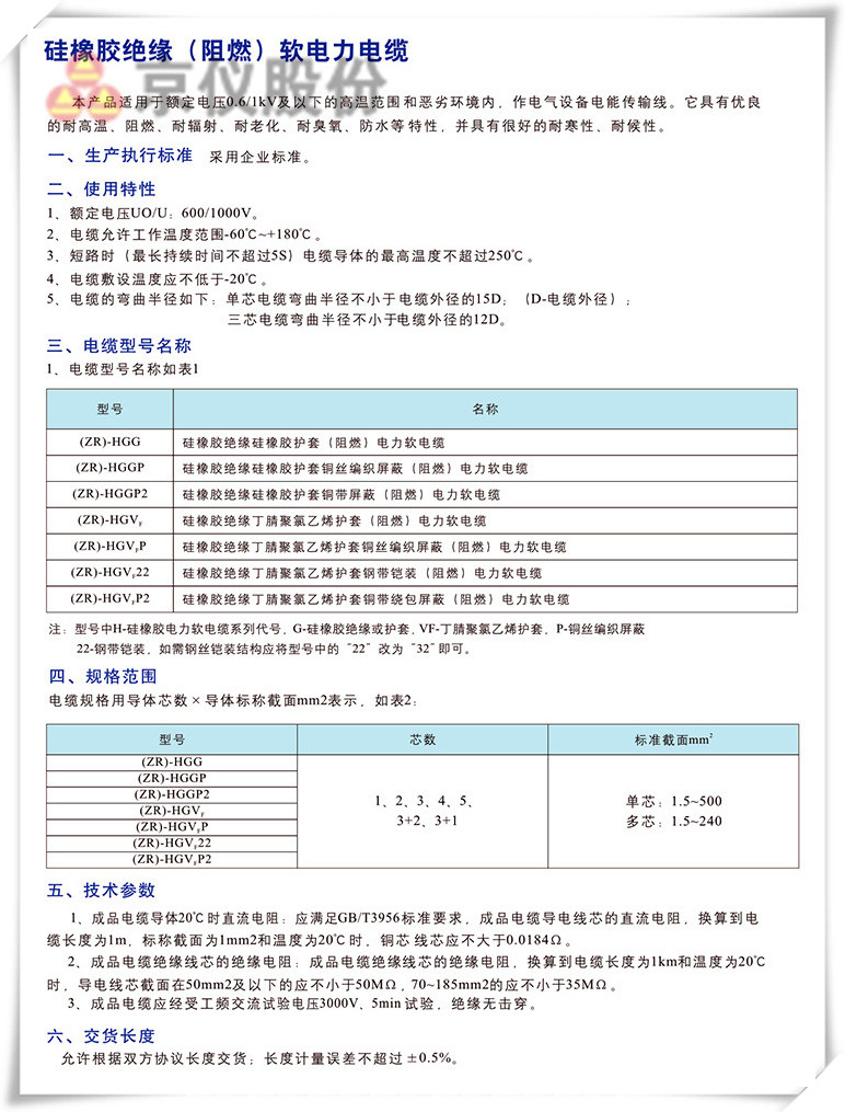 特種電纜